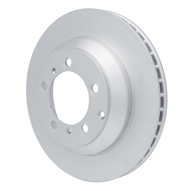Porsche Cayenne Brake Rotor (1) - Rear - R1 Concepts - Hi-Carbon Alloy GeoMET Coated Rotor - `19-`23